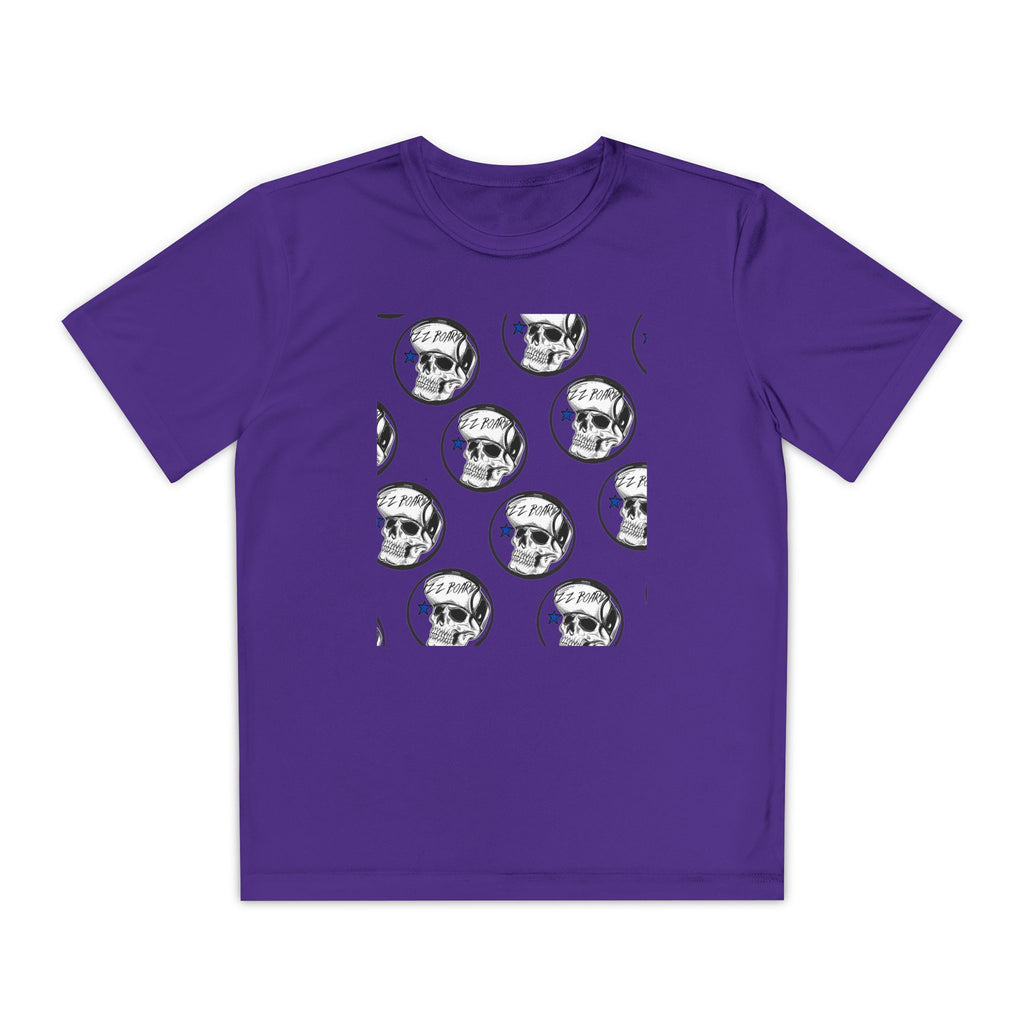 Youth Skulls T-Shirt - Edgy Graphic Tee for Teens, Perfect for Halloween or Everyday Wear, Unique Gift for Young Trendsetters