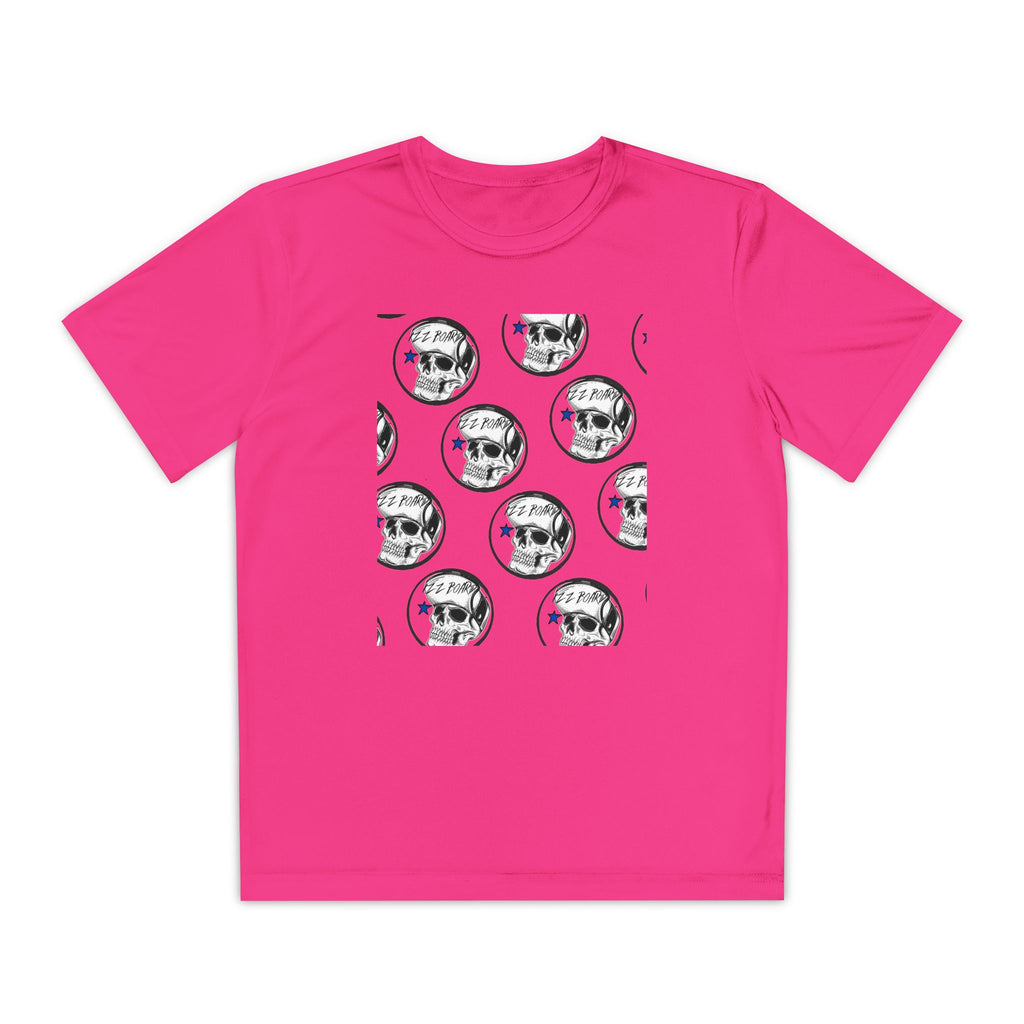 Youth Skulls T-Shirt - Edgy Graphic Tee for Teens, Perfect for Halloween or Everyday Wear, Unique Gift for Young Trendsetters