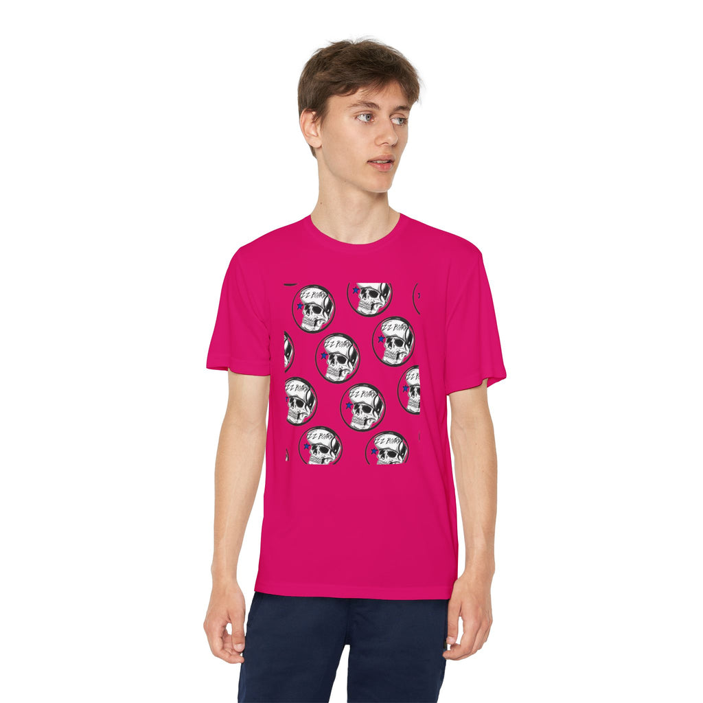 Youth Skulls T-Shirt - Edgy Graphic Tee for Teens, Perfect for Halloween or Everyday Wear, Unique Gift for Young Trendsetters
