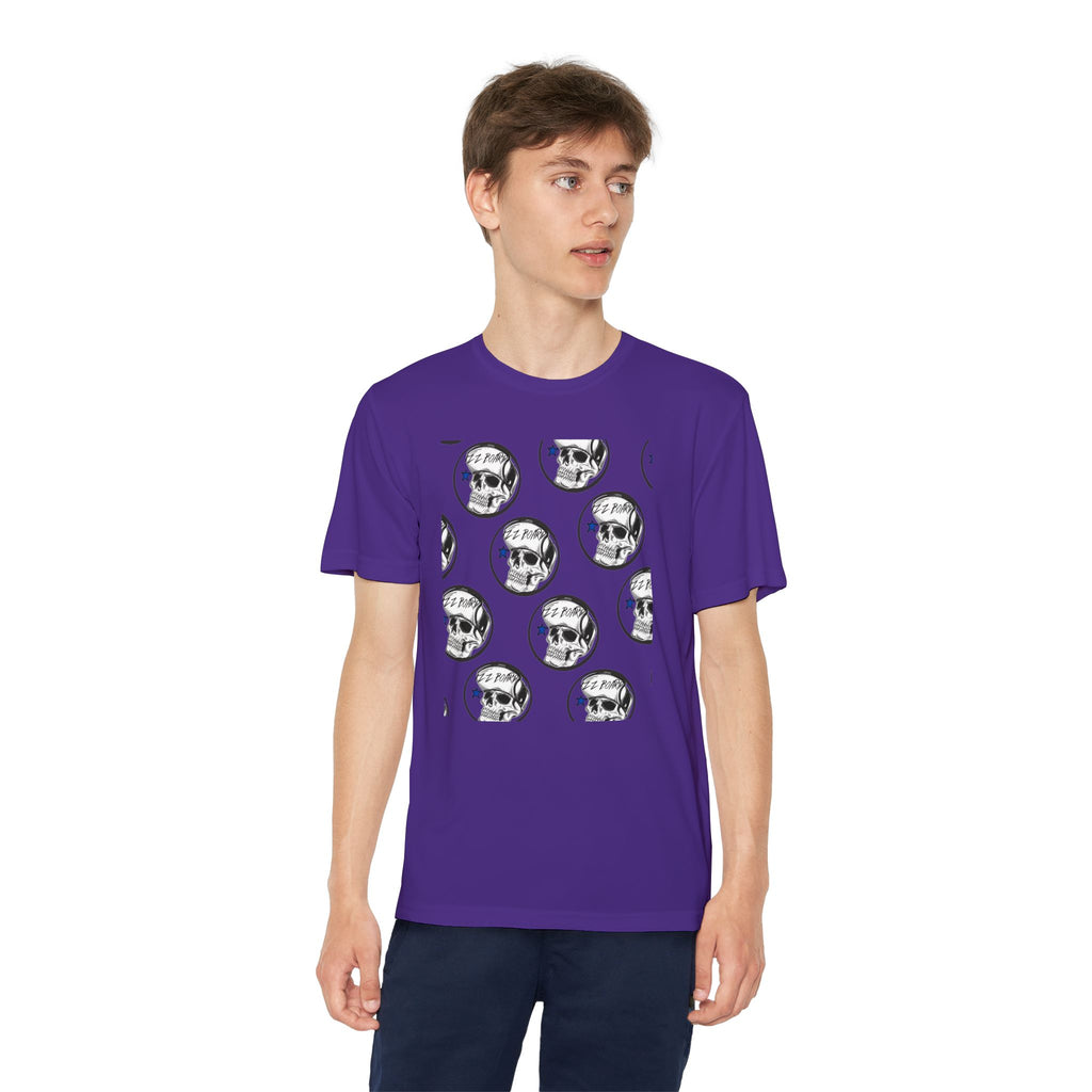 Youth Skulls T-Shirt - Edgy Graphic Tee for Teens, Perfect for Halloween or Everyday Wear, Unique Gift for Young Trendsetters