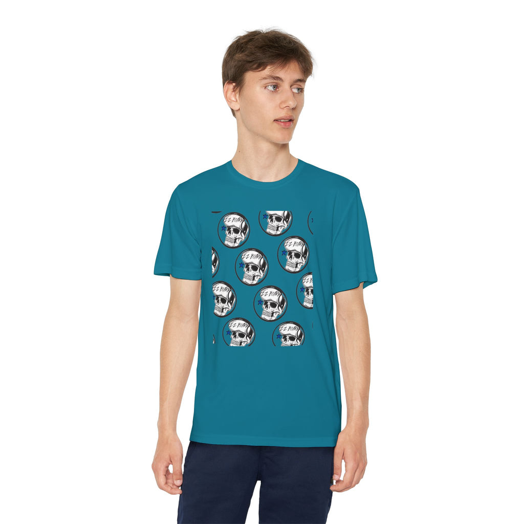 Youth Skulls T-Shirt - Edgy Graphic Tee for Teens, Perfect for Halloween or Everyday Wear, Unique Gift for Young Trendsetters