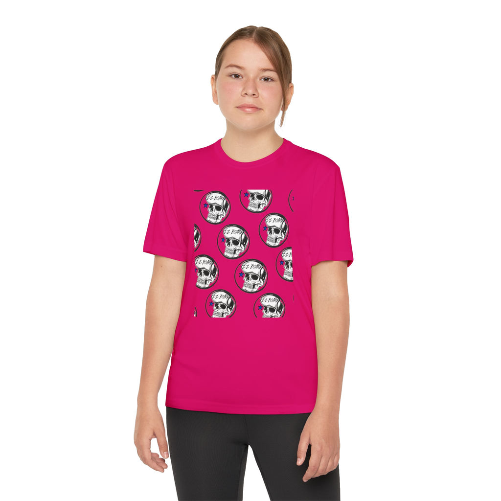 Youth Skulls T-Shirt - Edgy Graphic Tee for Teens, Perfect for Halloween or Everyday Wear, Unique Gift for Young Trendsetters