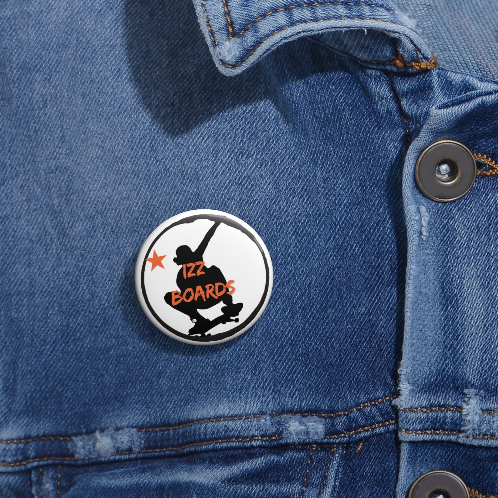 Custom Skateboard Pin Buttons | Personalized Pins for Skateboarders, Unique Gift, Fun Accessories, DIY Merch, Trendy Button Badges