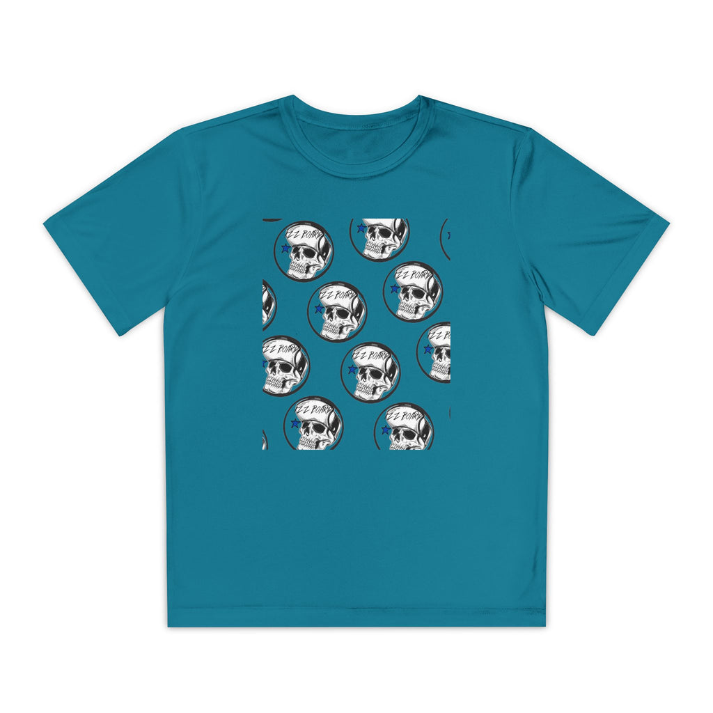 Youth Skulls T-Shirt - Edgy Graphic Tee for Teens, Perfect for Halloween or Everyday Wear, Unique Gift for Young Trendsetters