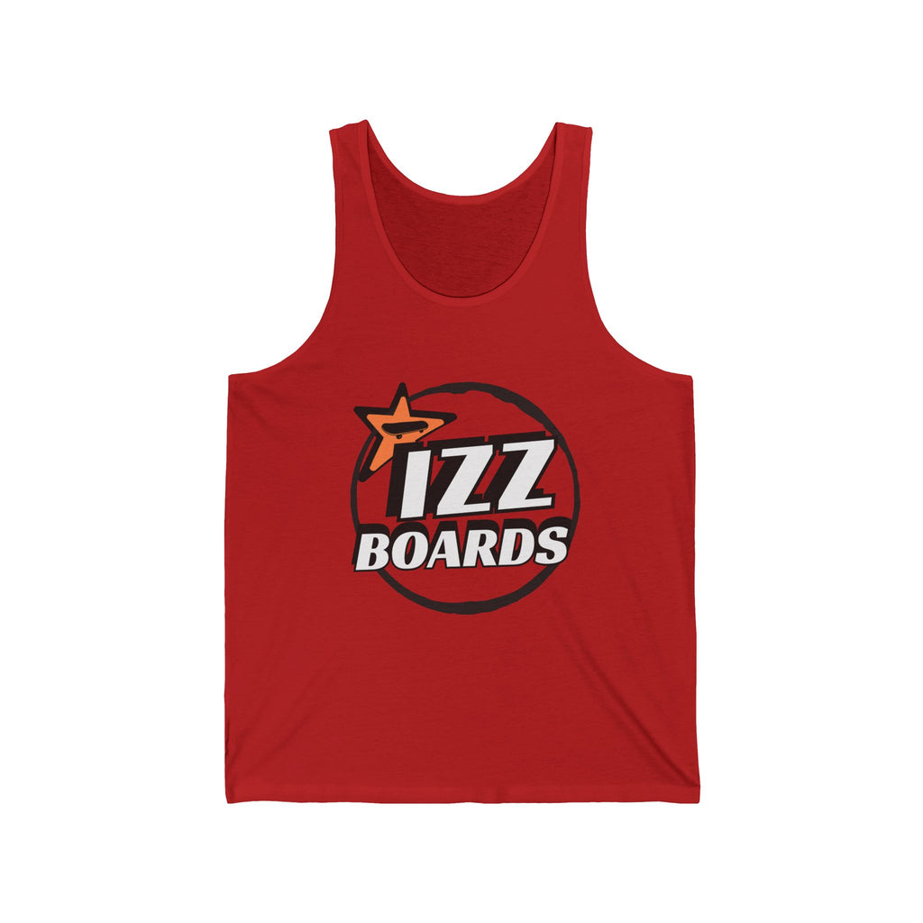 Unisex Jersey Tank with IZZ BOARDS Logo | Casual Summer Wear, Fitness Apparel, Gift for Skateboard Enthusiasts, Beach Style, Everyday [...]