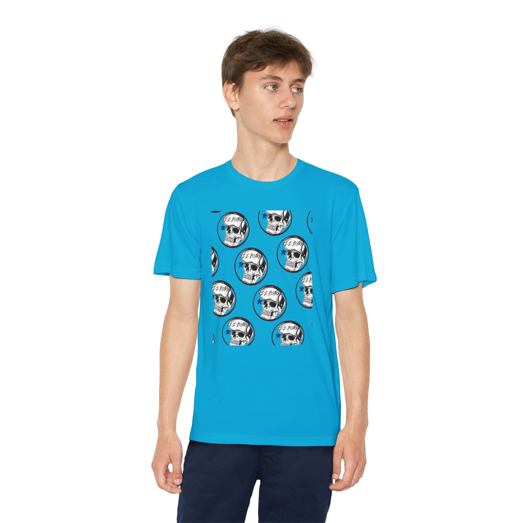 Youth Skulls T-Shirt - Edgy Graphic Tee for Teens, Perfect for Halloween or Everyday Wear, Unique Gift for Young Trendsetters