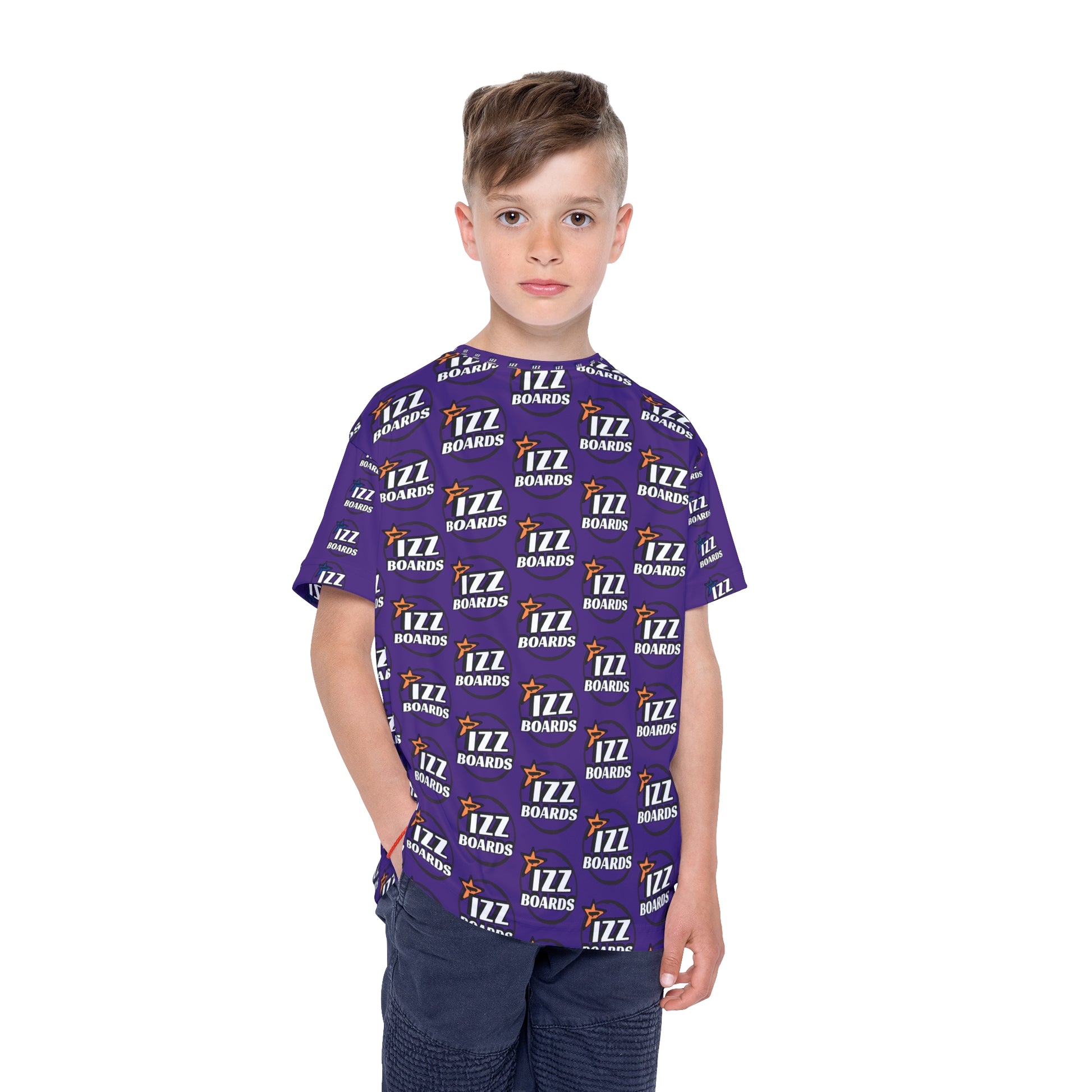 Personalized Kids Sports Jersey - All-Over Print Youth Shirt, Fun Activewear for Sports Teams, Birthday Gifts, Game Day Attire, Summer Wear
