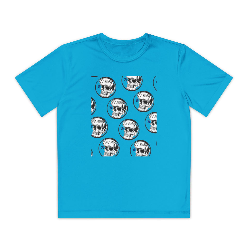 Youth Skulls T-Shirt - Edgy Graphic Tee for Teens, Perfect for Halloween or Everyday Wear, Unique Gift for Young Trendsetters