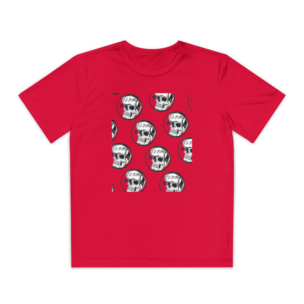 Youth Skulls T-Shirt - Edgy Graphic Tee for Teens, Perfect for Halloween or Everyday Wear, Unique Gift for Young Trendsetters