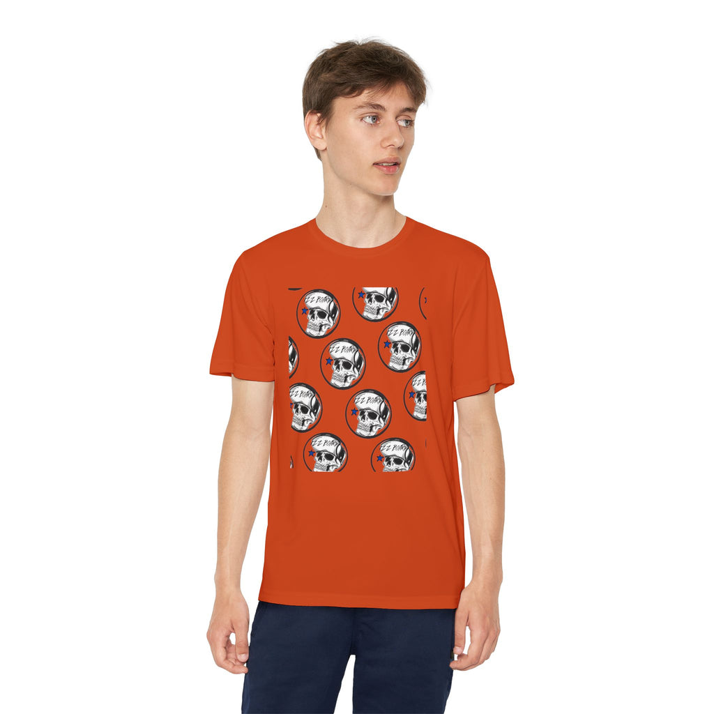 Youth Skulls T-Shirt - Edgy Graphic Tee for Teens, Perfect for Halloween or Everyday Wear, Unique Gift for Young Trendsetters