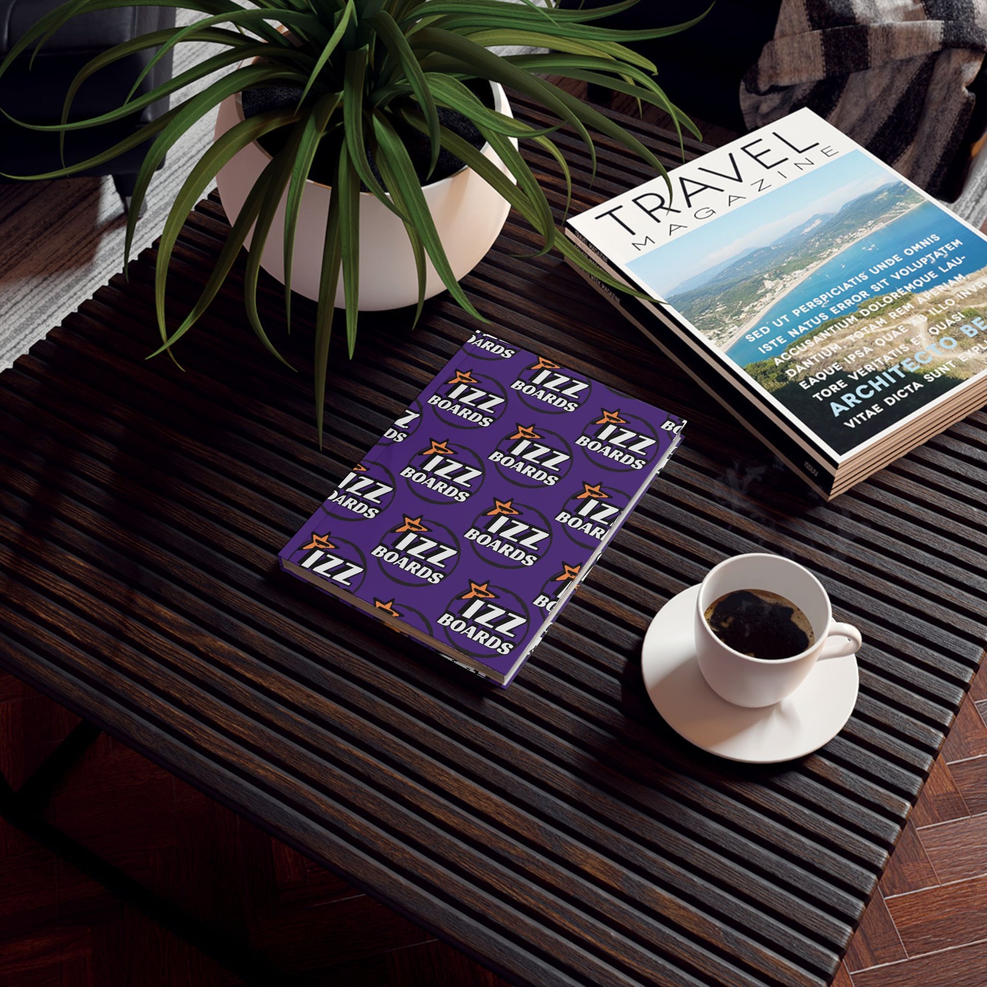 Trendy Hard Backed Journal - Be Crazy Not Lazy, Fun Gift for Students, Motivational Notebook, Ideal for School, Writing, Journaling