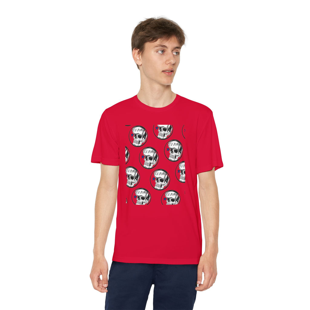 Youth Skulls T-Shirt - Edgy Graphic Tee for Teens, Perfect for Halloween or Everyday Wear, Unique Gift for Young Trendsetters
