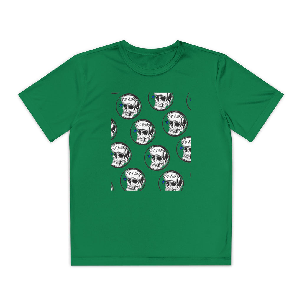 Youth Skulls T-Shirt - Edgy Graphic Tee for Teens, Perfect for Halloween or Everyday Wear, Unique Gift for Young Trendsetters