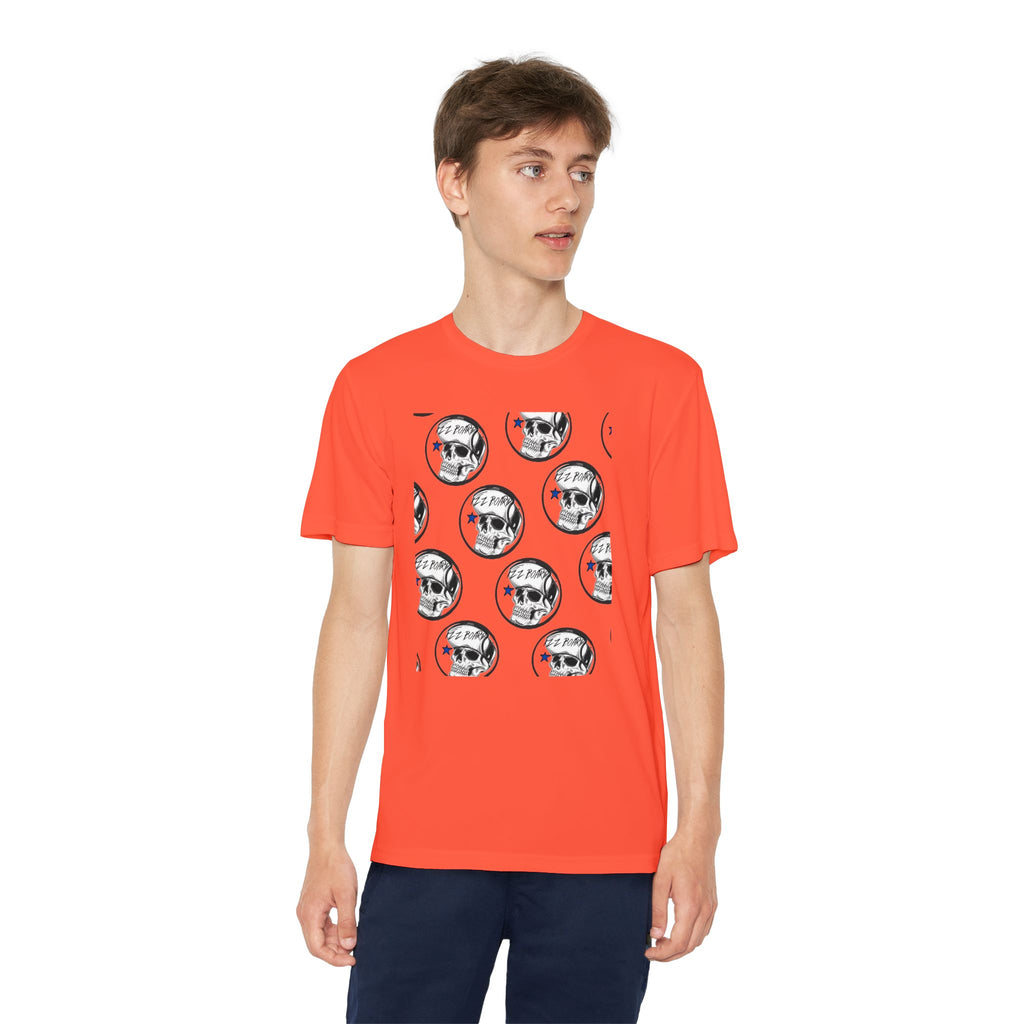 Youth Skulls T-Shirt - Edgy Graphic Tee for Teens, Perfect for Halloween or Everyday Wear, Unique Gift for Young Trendsetters