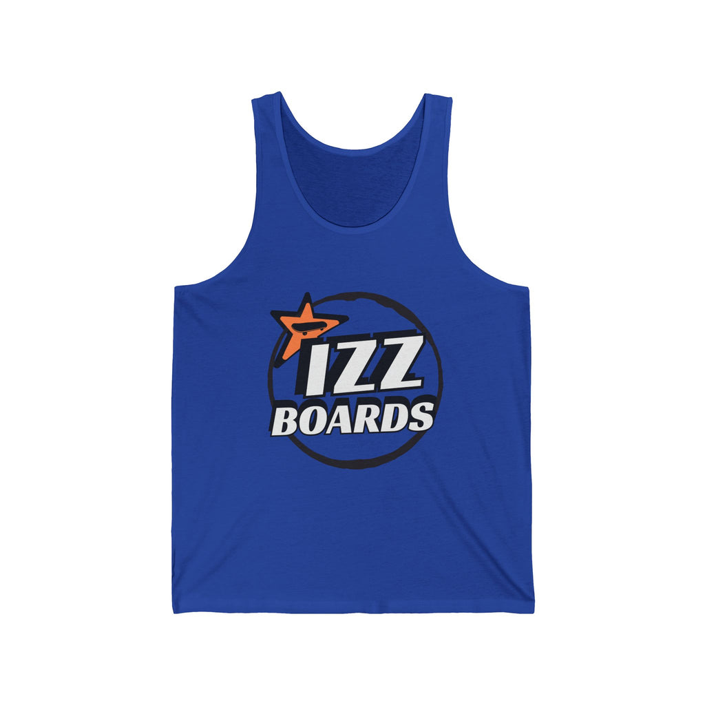 Unisex Jersey Tank with IZZ BOARDS Logo | Casual Summer Wear, Fitness Apparel, Gift for Skateboard Enthusiasts, Beach Style, Everyday [...]