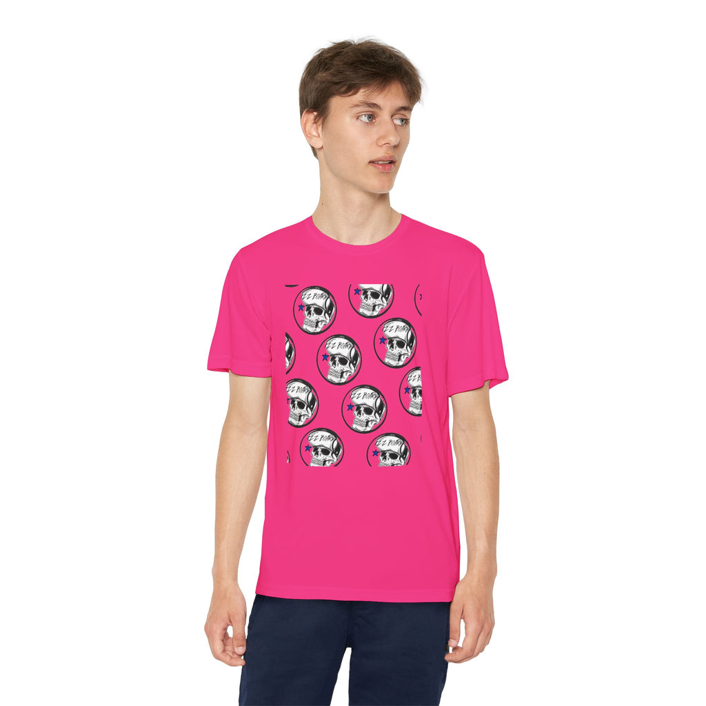 Youth Skulls T-Shirt - Edgy Graphic Tee for Teens, Perfect for Halloween or Everyday Wear, Unique Gift for Young Trendsetters