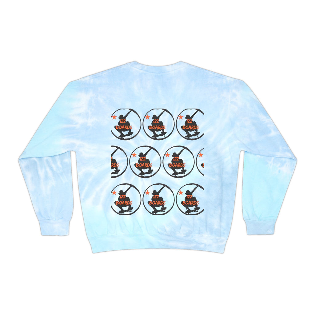 Colorful Unisex Tie-Dye Sweatshirt for Trendy Vibes, Streetwear, Gift for Teens, Cozy Loungewear, Perfect for Casual Outings