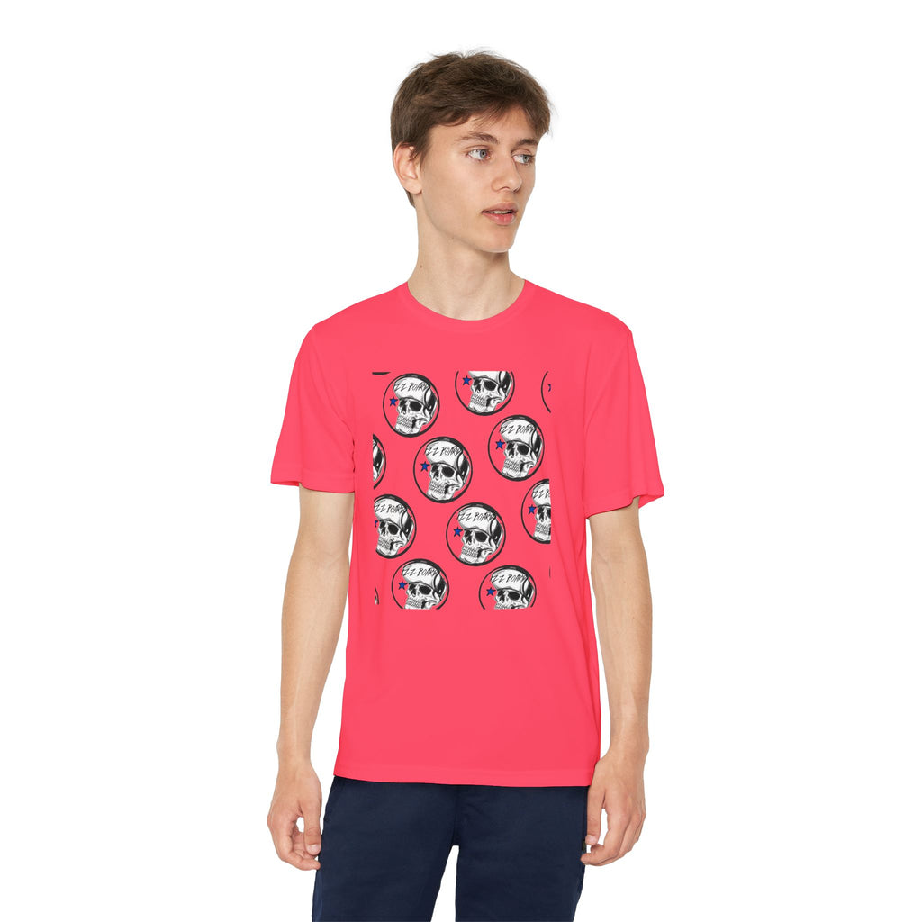 Youth Skulls T-Shirt - Edgy Graphic Tee for Teens, Perfect for Halloween or Everyday Wear, Unique Gift for Young Trendsetters